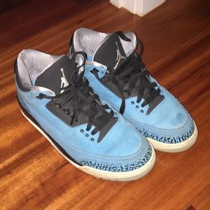 Air Jordan 3s retro powder blue